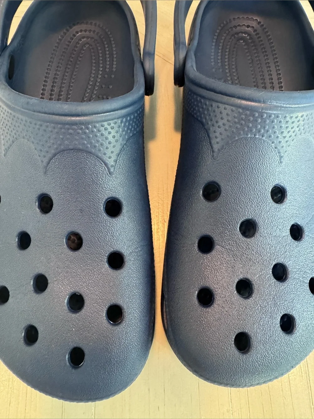 Vintage OG Crocs Classic Clogs Navy Blue Original 100% Croslite- M8/9 W10/11